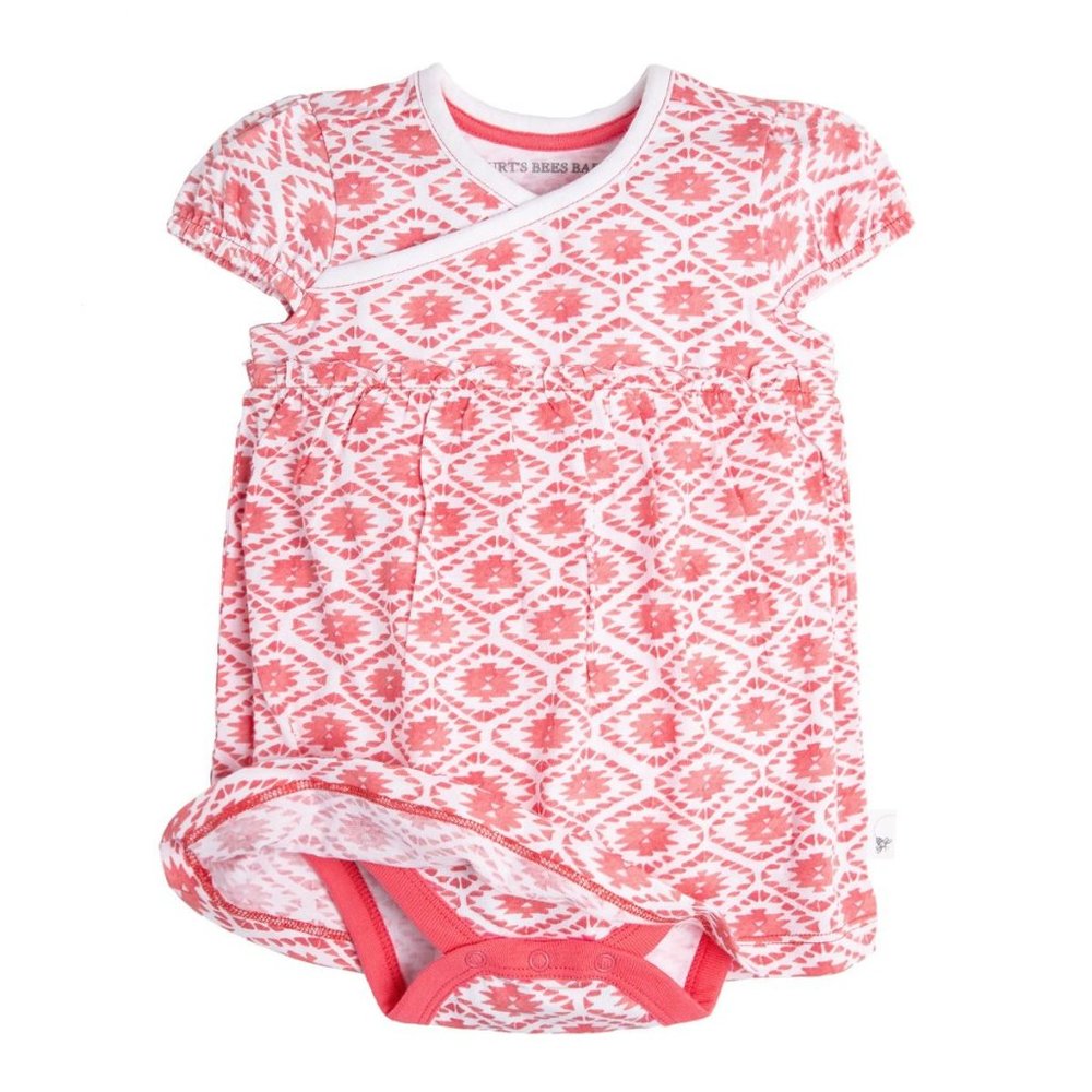 Burt's Bees Baby Watercolor Organic Bodysuit Dress